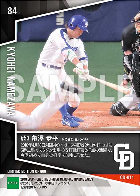 【亀澤恭平】3安打猛打賞2打点の活躍(18.4.18)