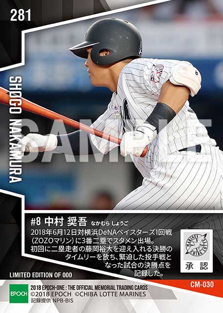 【中村奨吾】先制V打(18.6.12)