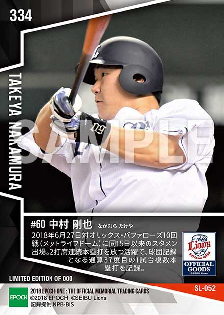 【中村剛也】今季初“おかわり”2打席連続アーチ（18.6.27）