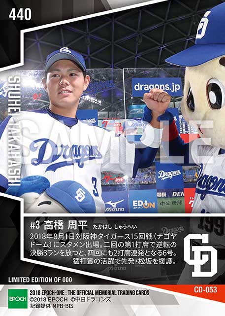 【高橋周平】自身初1試合2本塁打（自己最多6打点）（18.8.1）