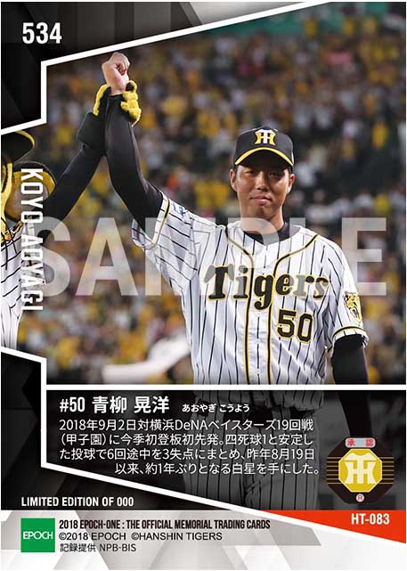 【青柳晃洋】今季初登板初先発初勝利(18.9.2)