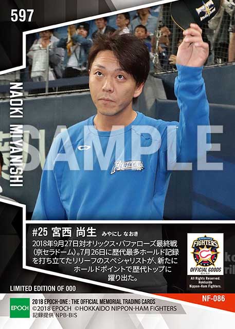 【宮西尚生】通算325ホールドポイント(プロ野球新記録)(18.9.27)