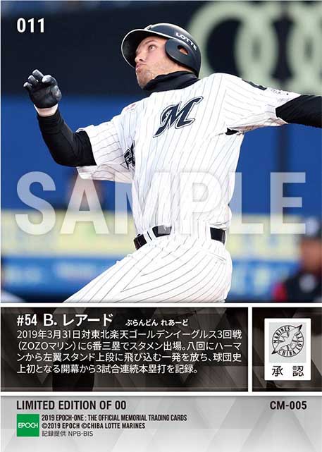 【レアード】球団史上初開幕3試合連続本塁打(19.3.31)