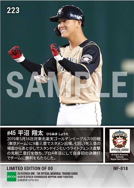 【平沼翔太】プロ初決勝打(19.5.16)