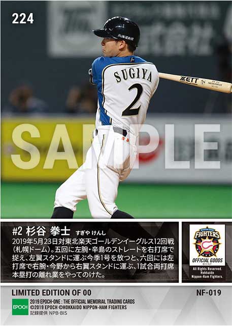 【杉谷拳士】1試合左右両打席本塁打 (19.5.23)