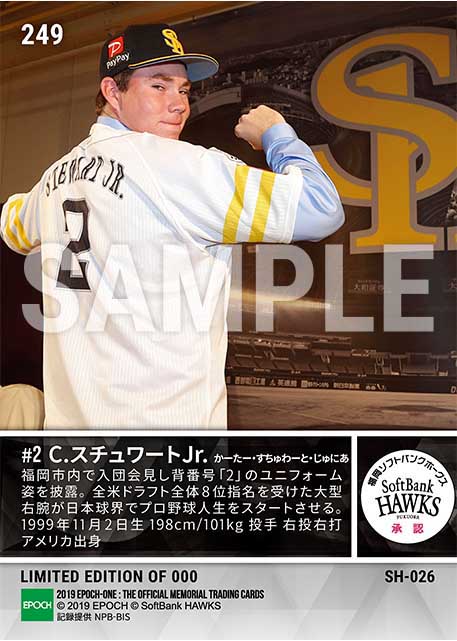 【スチュワート・ジュニア】入団会見「日本で一番の投手に」(19.6.3)