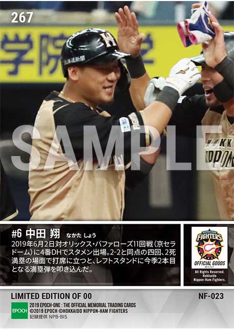 【中田 翔】12号決勝満塁本塁打(19.6.2)