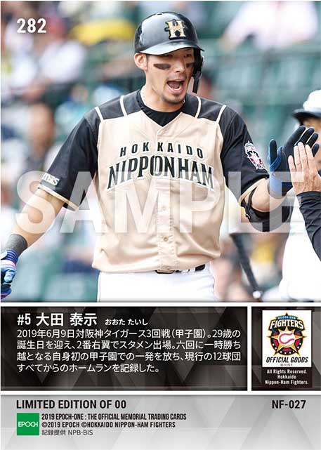 【大田泰示】29歳誕生日に人生初甲子園弾(全12球団から本塁打を記録)(19.6.9)