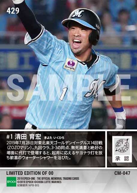 【清田育宏】劇的代打サヨナラ打(19.7.28)