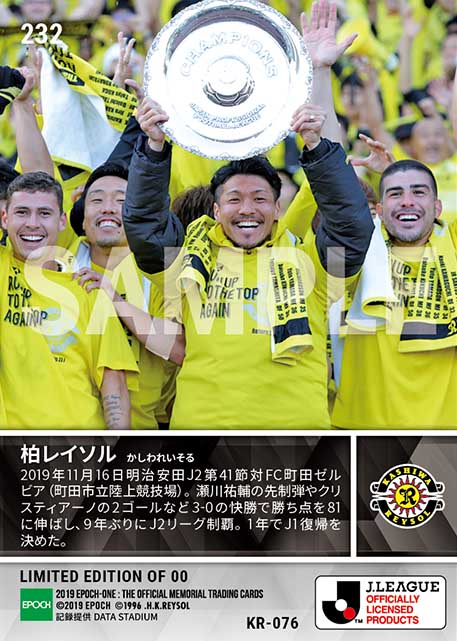 【柏レイソル】J2リーグ優勝&J1昇格決定(19.11.16)