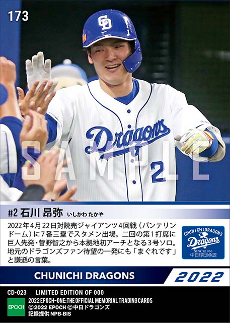 【石川昂弥】本拠地初本塁打（22.4.22）