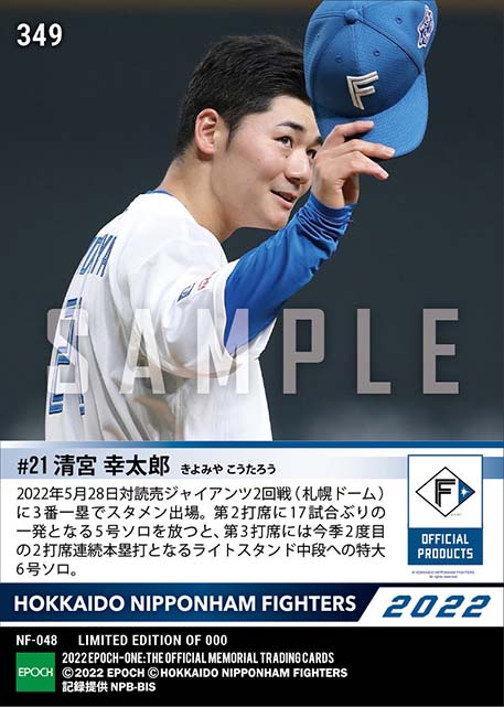 【清宮幸太郎】今季2度目の2打席連続本塁打(22.5.28)