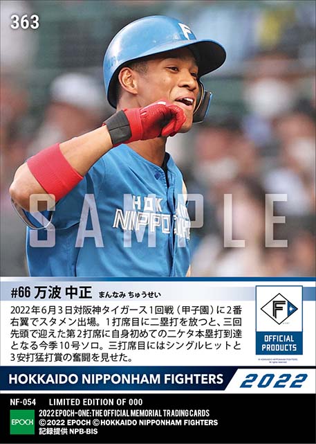 【万波中正】自身初二ケタ本塁打達成(22.6.3)