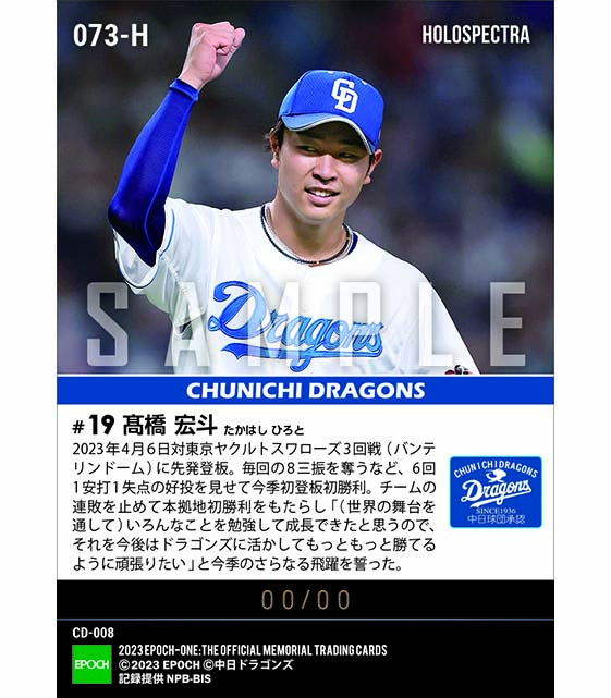 ※ホロスペクトラ【髙橋宏斗】今季初登板初勝利(23.4.6)