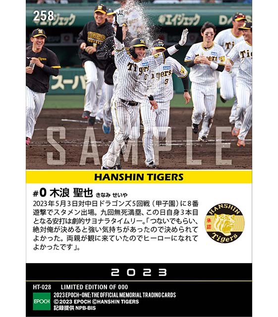 【木浪聖也】劇的サヨナラ打(23.5.3)