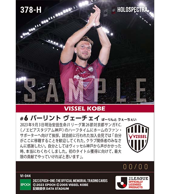 ※ホロスペクトラ【バーリント ヴェーチェイ】ホームゲームのハーフタイムに挨拶（23.9.3）