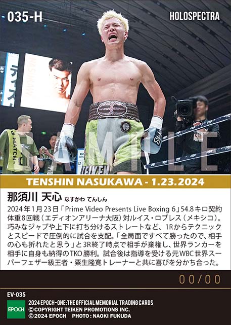 ※ホロスペクトラ【那須川天心】世界ランカーを圧倒して初TKO勝利(24.1.23)『B』