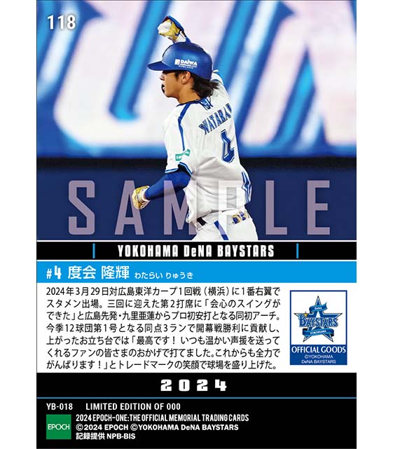 RC【度会隆輝】開幕戦でプロ初安打となるプロ初本塁打（24.3.29）