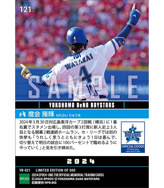 RC【度会隆輝】セ・リーグ新人史上初の開幕2試合連続ホームラン（24.3.30）