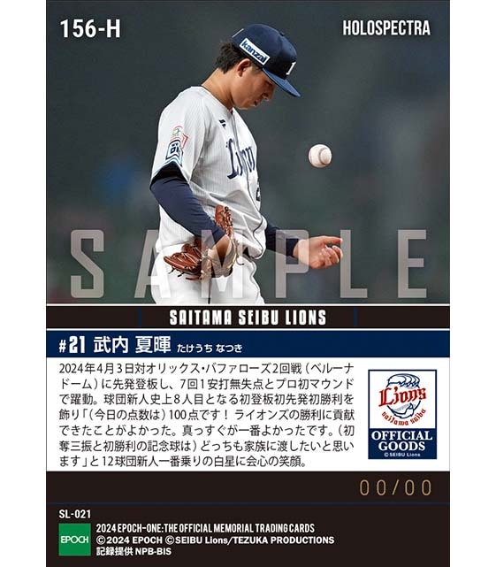 ※ホロスペクトラRC【武内夏暉】プロ初登板初先発初勝利(24.4.3)