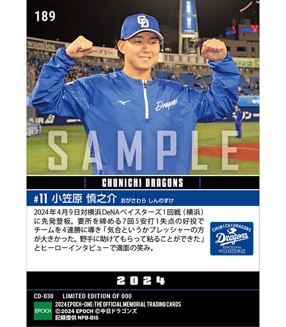 【小笠原慎之介】プレッシャーを跳ね除けチームに4連勝をもたらす今季初勝利(24.4.9)