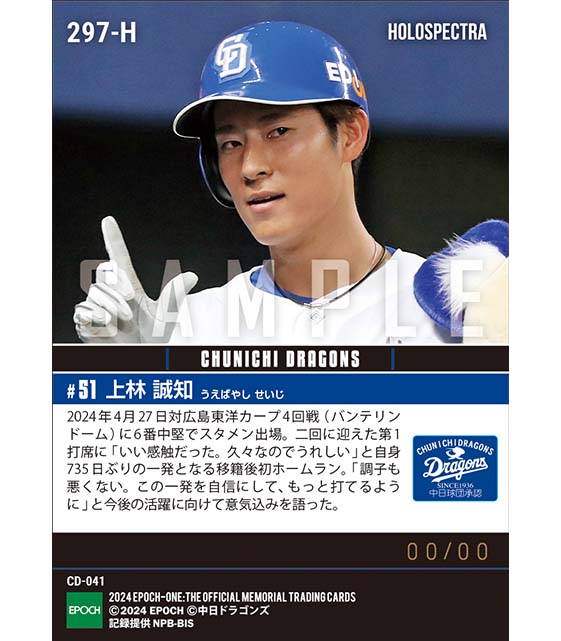 ※ホロスペクトラ【上林誠知】自身735日ぶりの一発となる移籍後初アーチ(24.4.27)