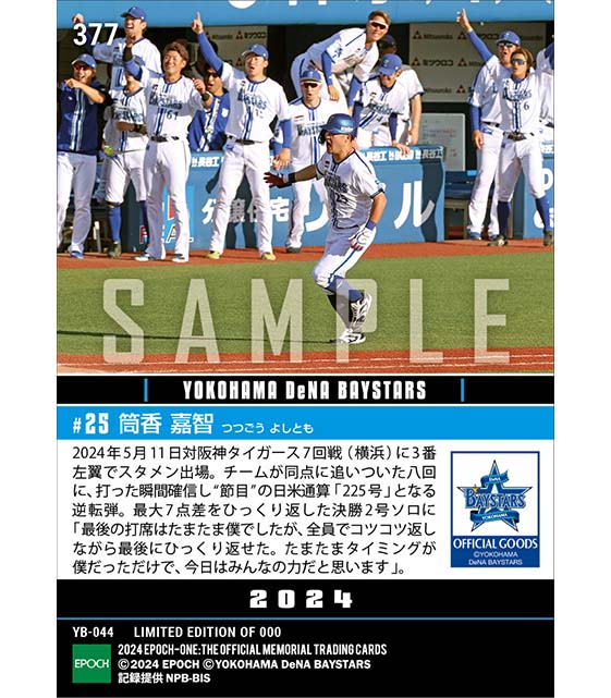 【筒香嘉智】日米通算225号となる劇的決勝弾(24.5.11)