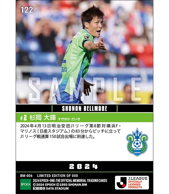 【杉岡大暉】J1通算150試合出場(24.4.13)