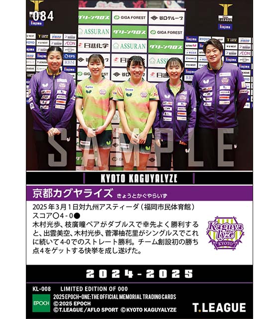 【京都カグヤライズ】チーム創設初の勝ち点4獲得（25.3.1）