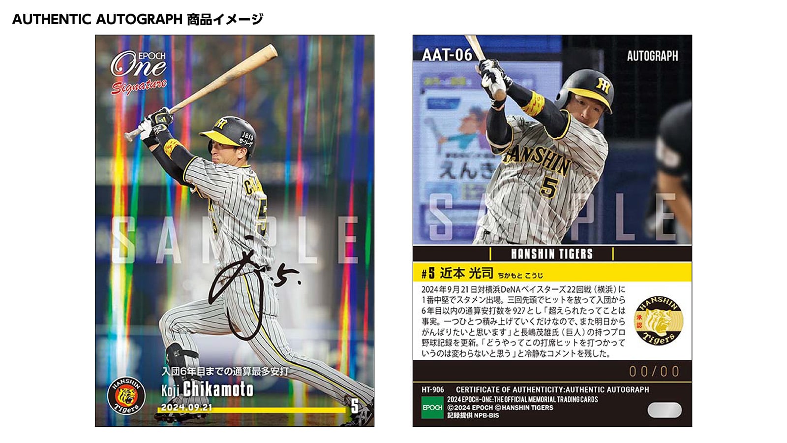 【14枚セット】≪阪神タイガース≫ シグネチャーセット2024