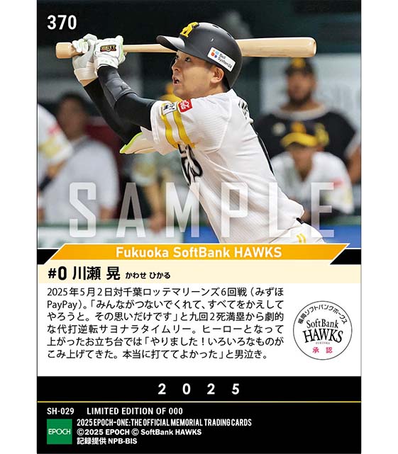 【川瀬 晃】涙の代打逆転サヨナラタイムリー（25.5.2）