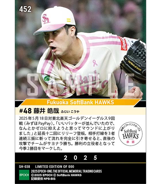 【藤井皓哉】サヨナラ呼ぶ圧巻の3者連続三振(25.5.18)