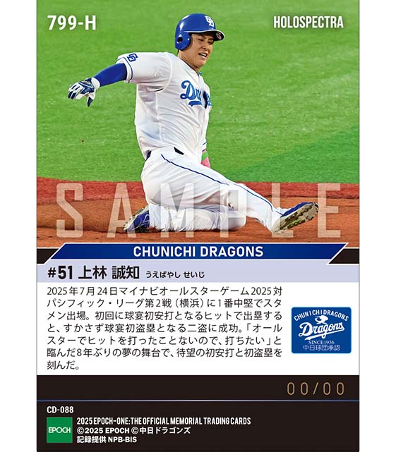 ※ホロスペクトラ 【上林誠知】8年ぶりの球宴出場で初安打&初盗塁「マイナビオールスターゲーム2025」(25.7.24)