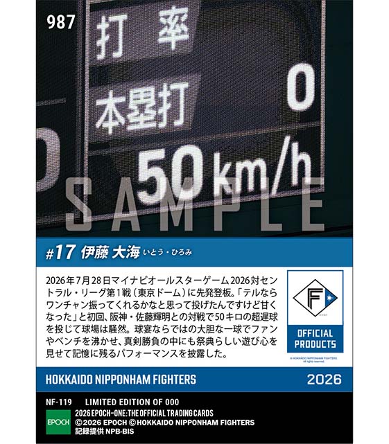【伊藤大海】球場をどよめかす50キロの超遅球「マイナビオールスターゲーム2026」(26.7.28)