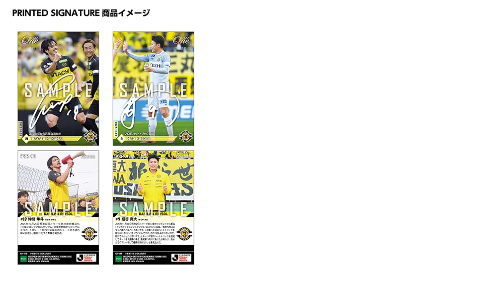【13枚セット】≪柏レイソル≫シグネチャーセット