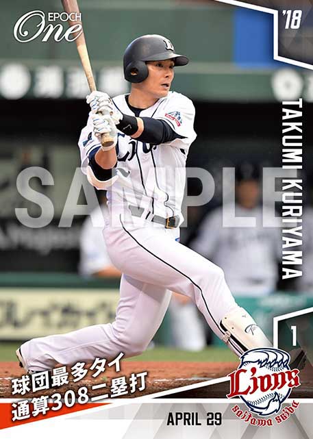 【栗山巧】球団最多タイ通算308二塁打（18.4.29）