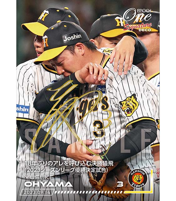 ※Signature DECO【大山悠輔】18年ぶりのアレを呼び込む決勝犠飛（2023シーズンリーグ優勝決定試合）（23.9.14）