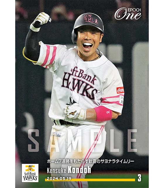 【近藤健介】ホーム7連勝をもたらす歓喜のサヨナラタイムリー（24.5.19）