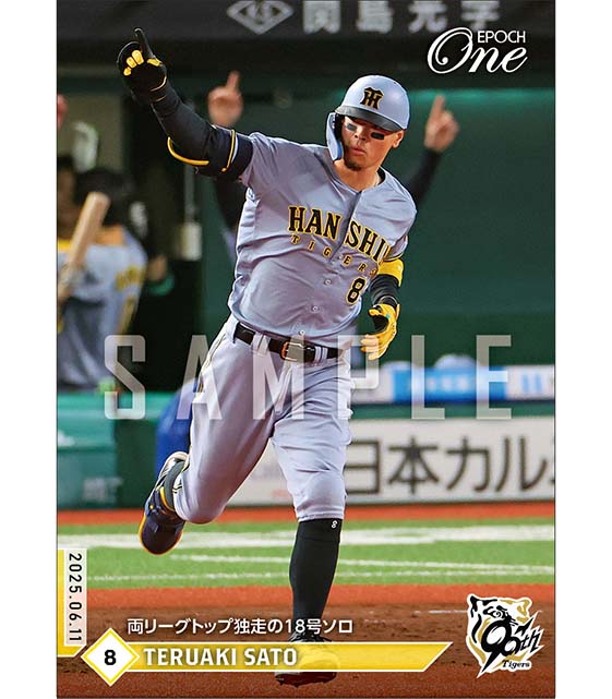 【佐藤輝明】両リーグトップ独走の18号ソロ（25.6.11）