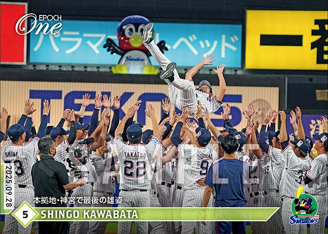 【川端慎吾】本拠地・神宮で最後の雄姿（25.9.28）