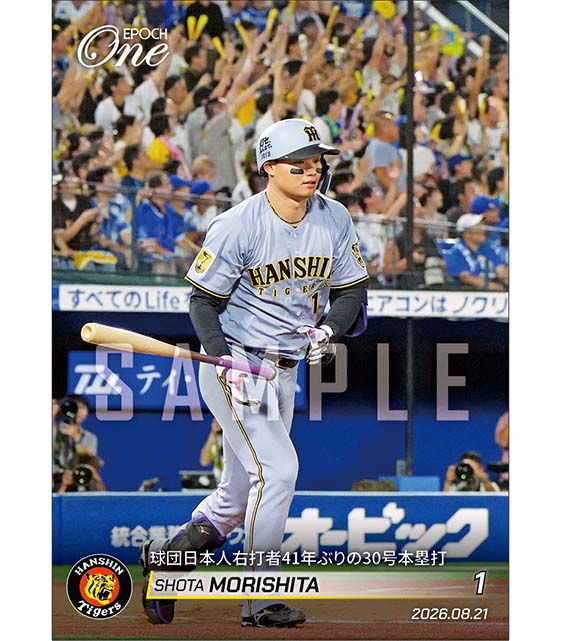 【森下翔太】球団日本人右打者41年ぶりの30号本塁打(26.8.21)