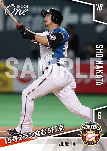 【中田翔】15号2ラン含む5打点（18.6.14）