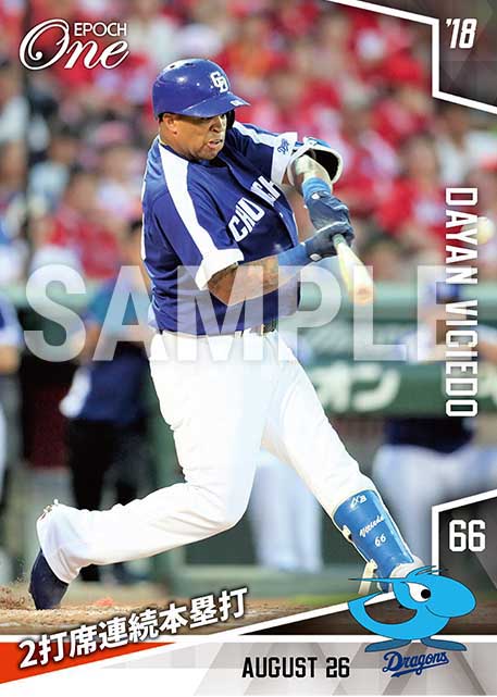 【ビシエド】2打席連続本塁打（18.8.26）