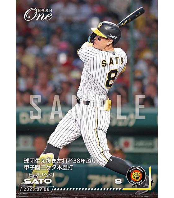 【佐藤輝明】球団生え抜き左打者38年ぶり甲子園二ケタ本塁打（23.9.8）