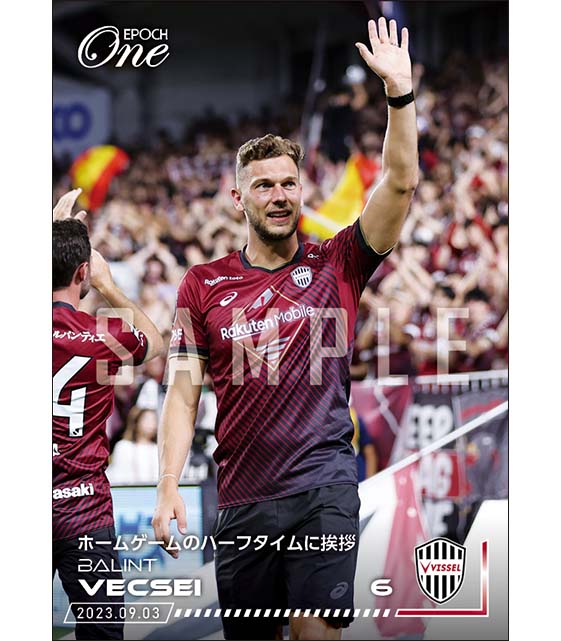 【バーリント ヴェーチェイ】ホームゲームのハーフタイムに挨拶（23.9.3）