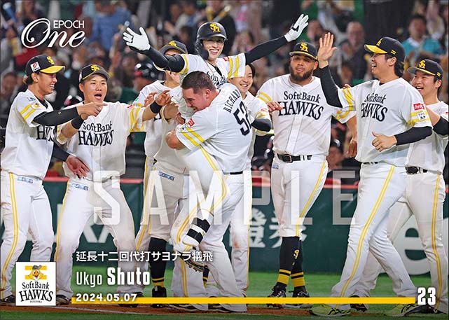 【周東佑京】延長十二回代打サヨナラ犠飛（24.5.7）