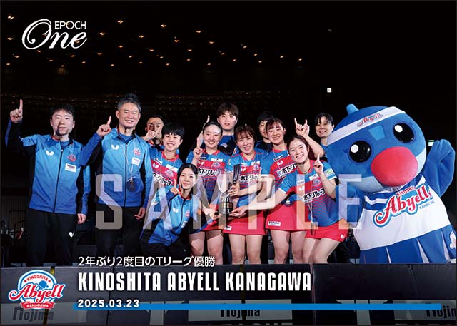【木下アビエル神奈川】2年ぶり2度目のTリーグ優勝（25.3.23）